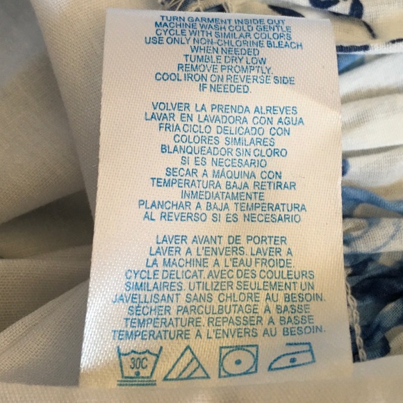 Marmellata Little Girl Floral Blue/White Dress size 4. - Picture 5 of 9